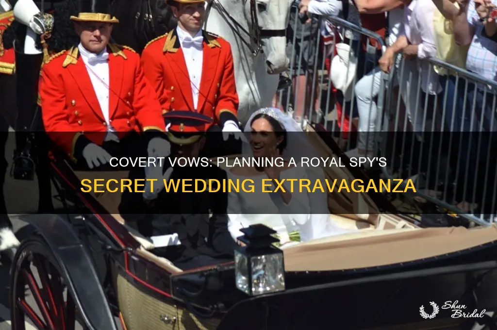 how to plan a wedding for a royal spy