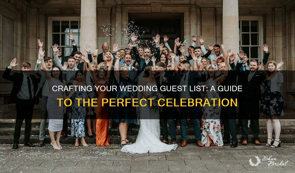 how to plan a wedding guest list