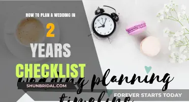 A 2-Year Wedding Plan: Your Ultimate Checklist