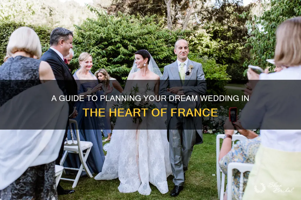 how to plan a wedding in france