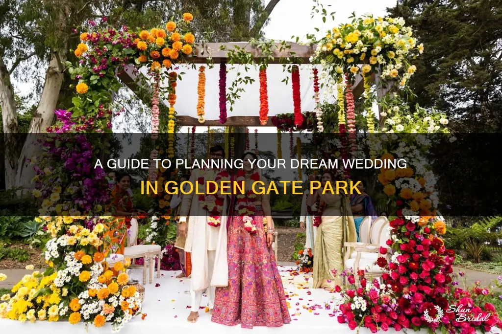 how to plan a wedding in golden gate park