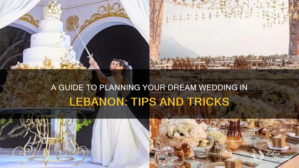 how to plan a wedding in lebanon