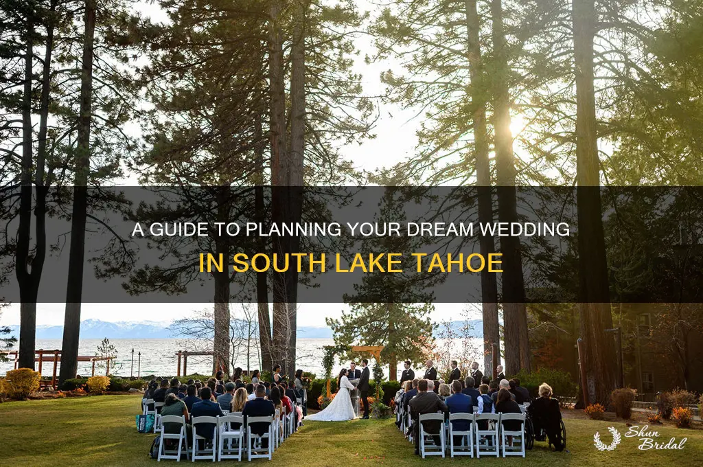 how to plan a wedding in south lake tahoe