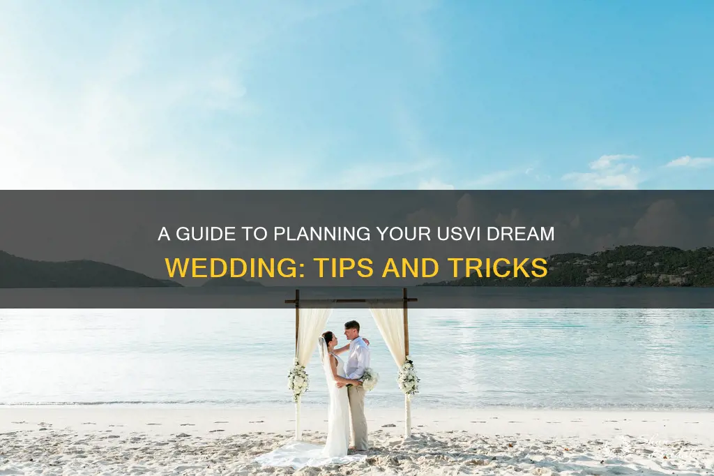 how to plan a wedding in the usvi