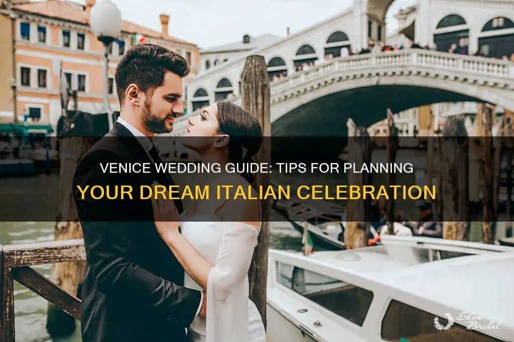 how to plan a wedding in venice italy