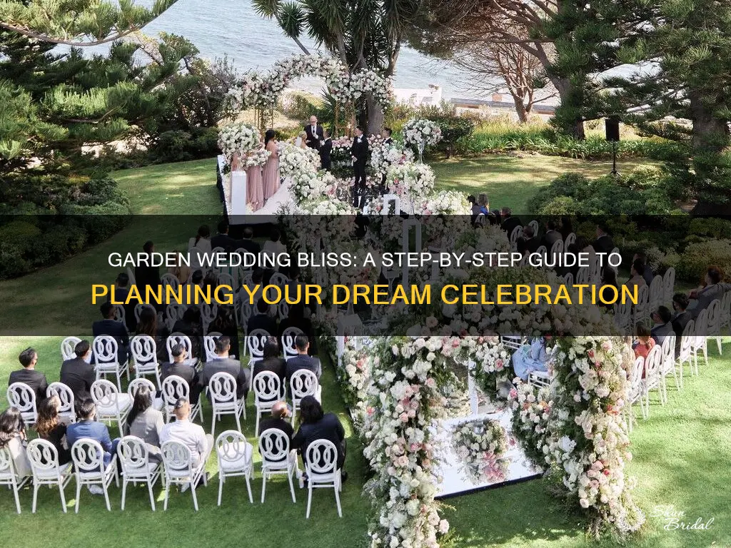 how to plan a wedding in your garden