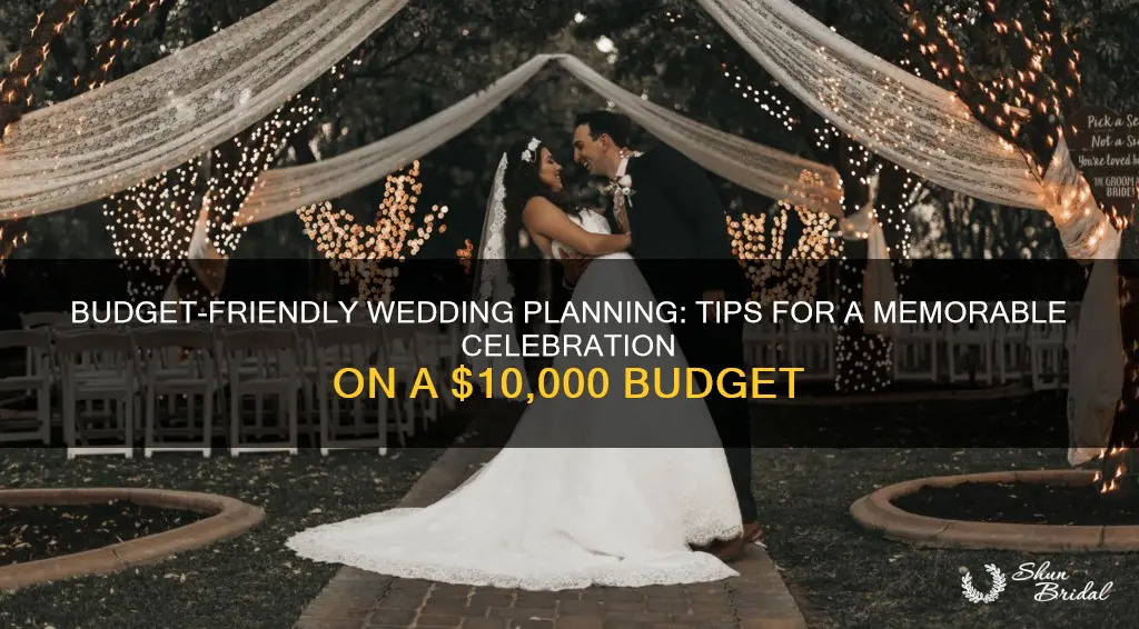 how to plan a wedding on 10000 budget