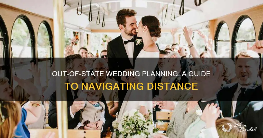 how to plan a wedding out of state