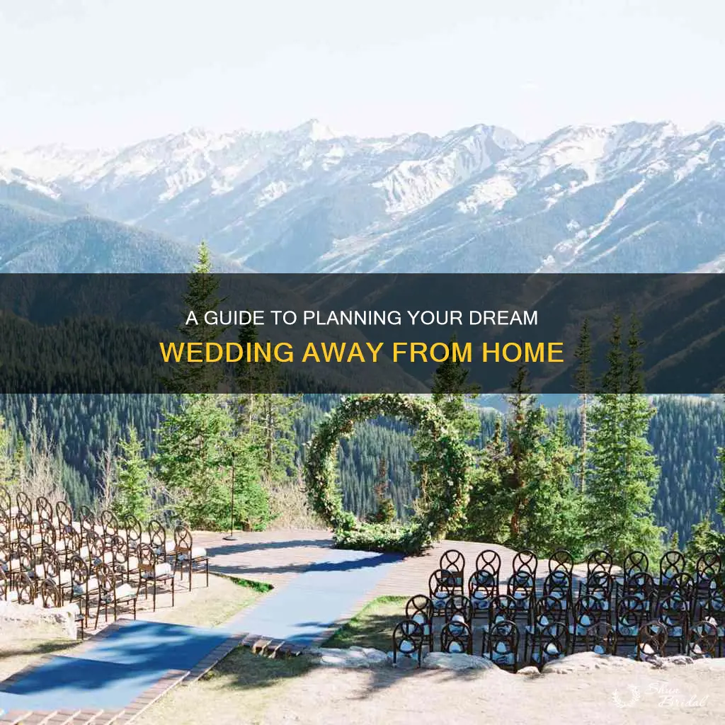 how to plan a wedding out of town