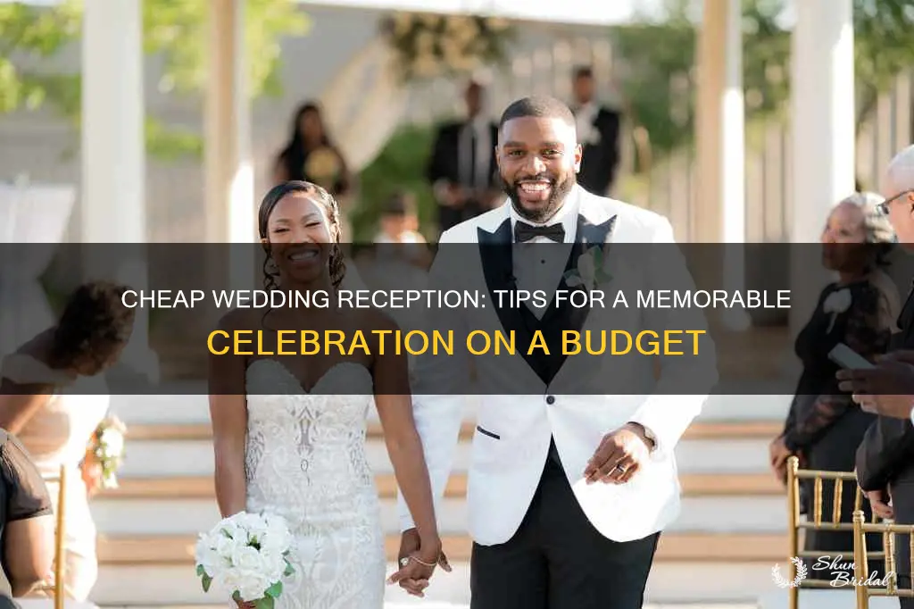 how to plan a wedding reception for cheap