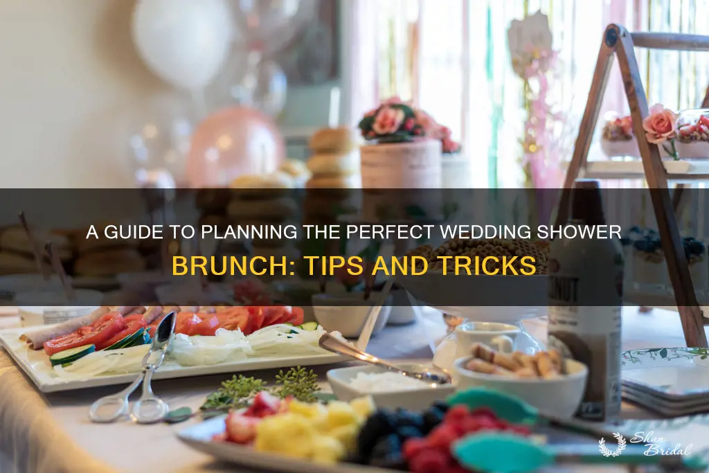 how to plan a wedding shower brunch