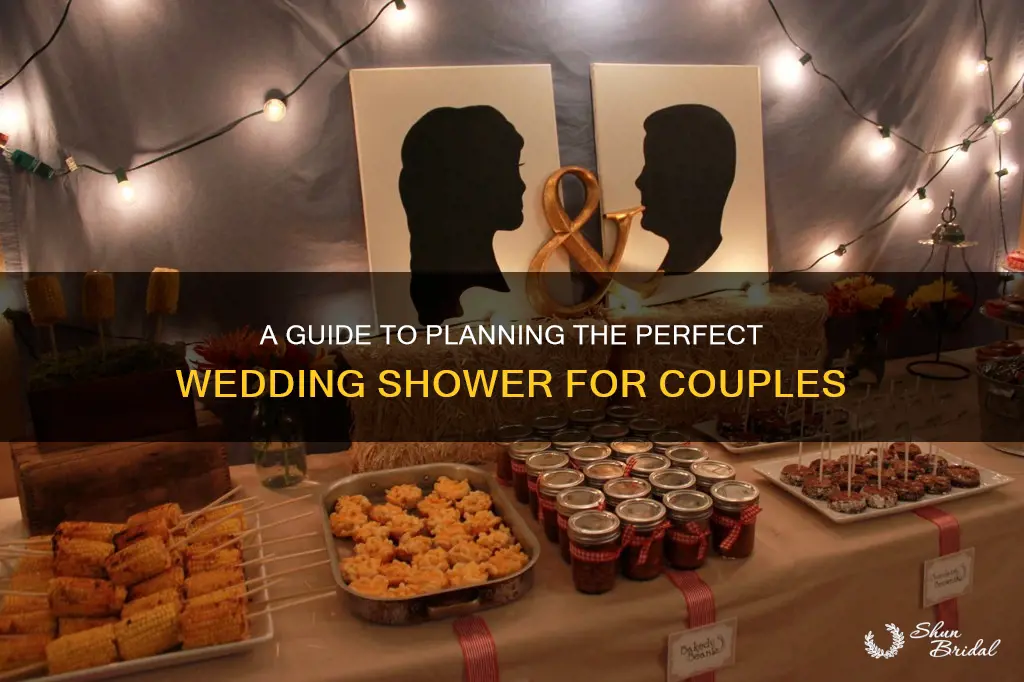 how to plan a wedding shower for couples