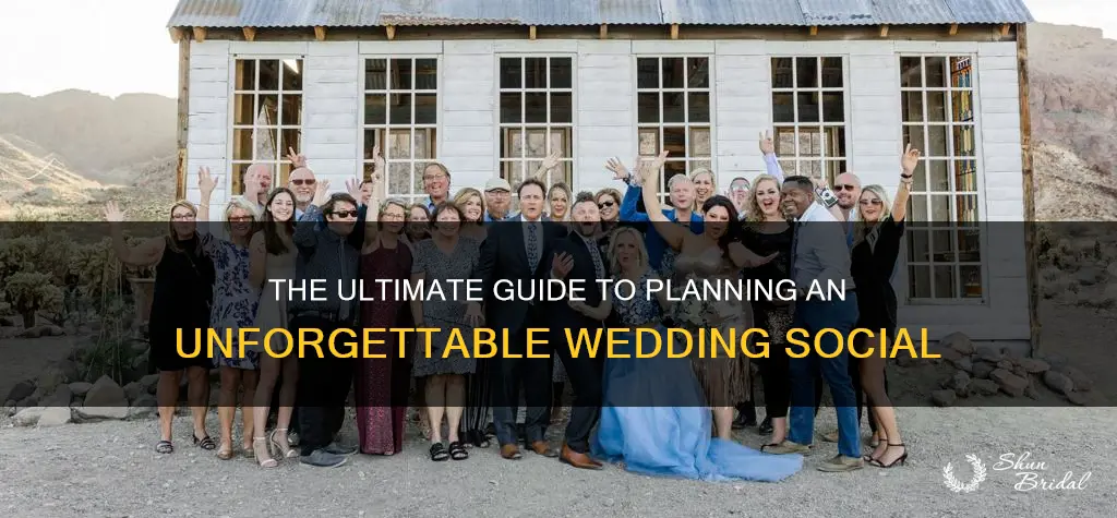 how to plan a wedding social