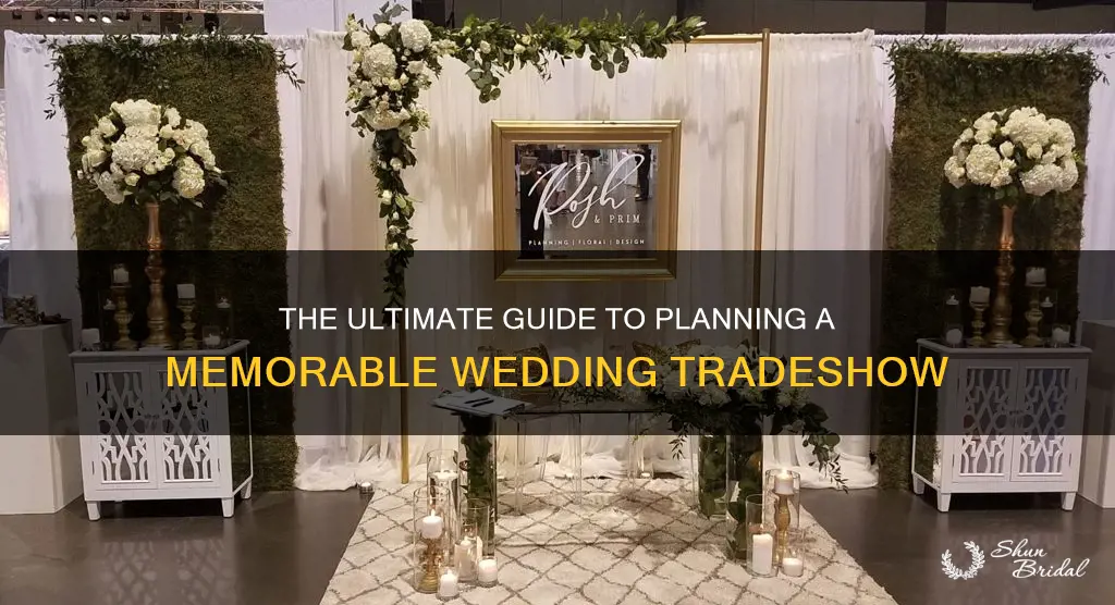 how to plan a wedding tradeshow