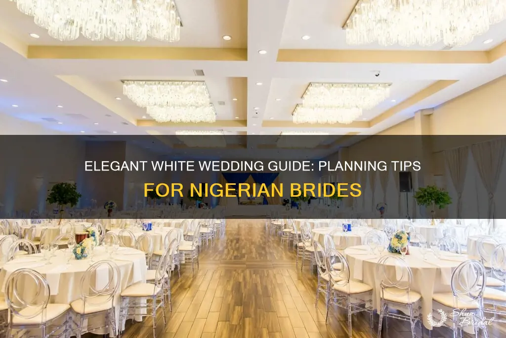 how to plan a white wedding in nigeria