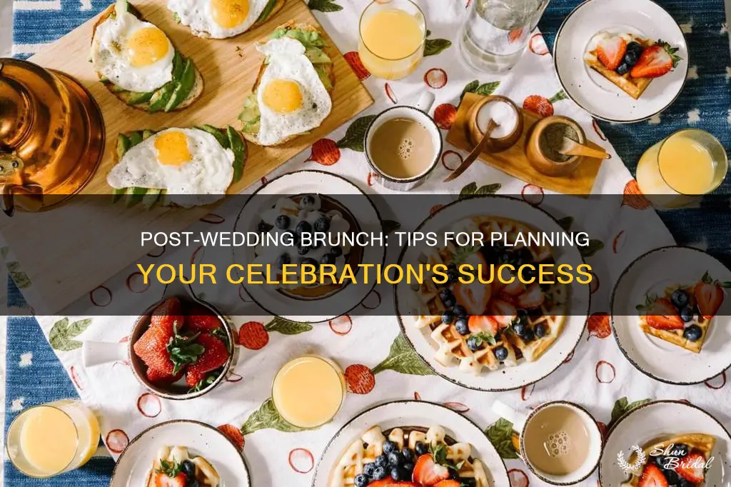 how to plan after wedding brunch