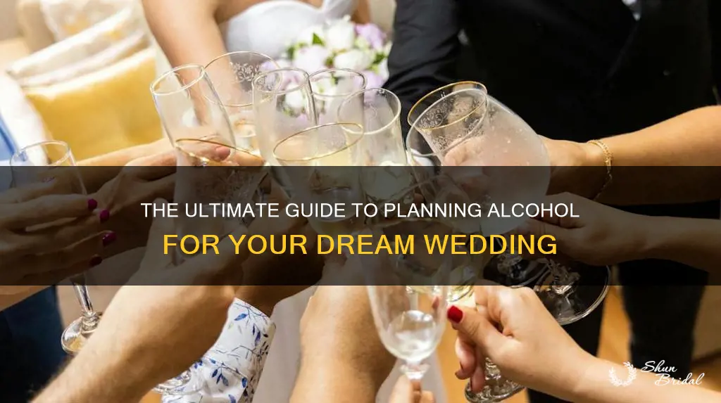 how to plan alcohol for a wedding