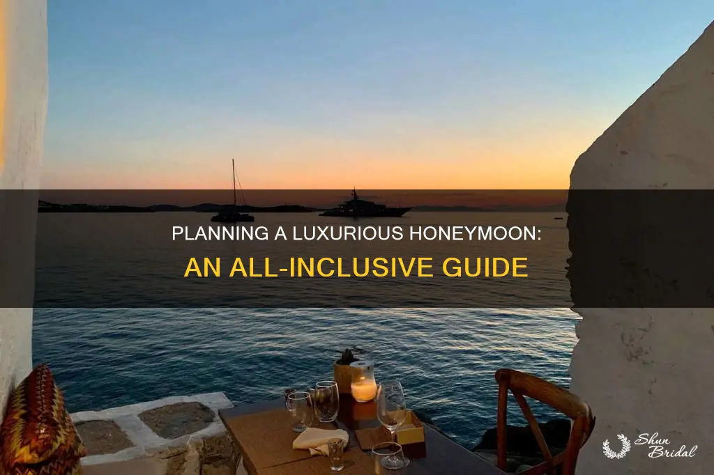 how to plan an all inclusive honeymoon