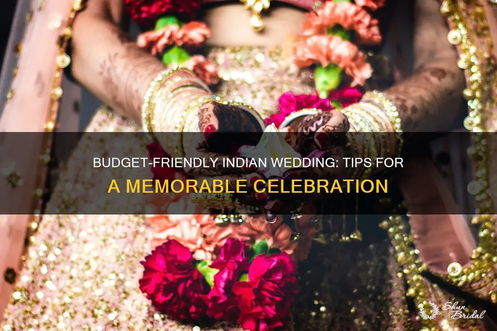 how to plan an indian wedding on a budget