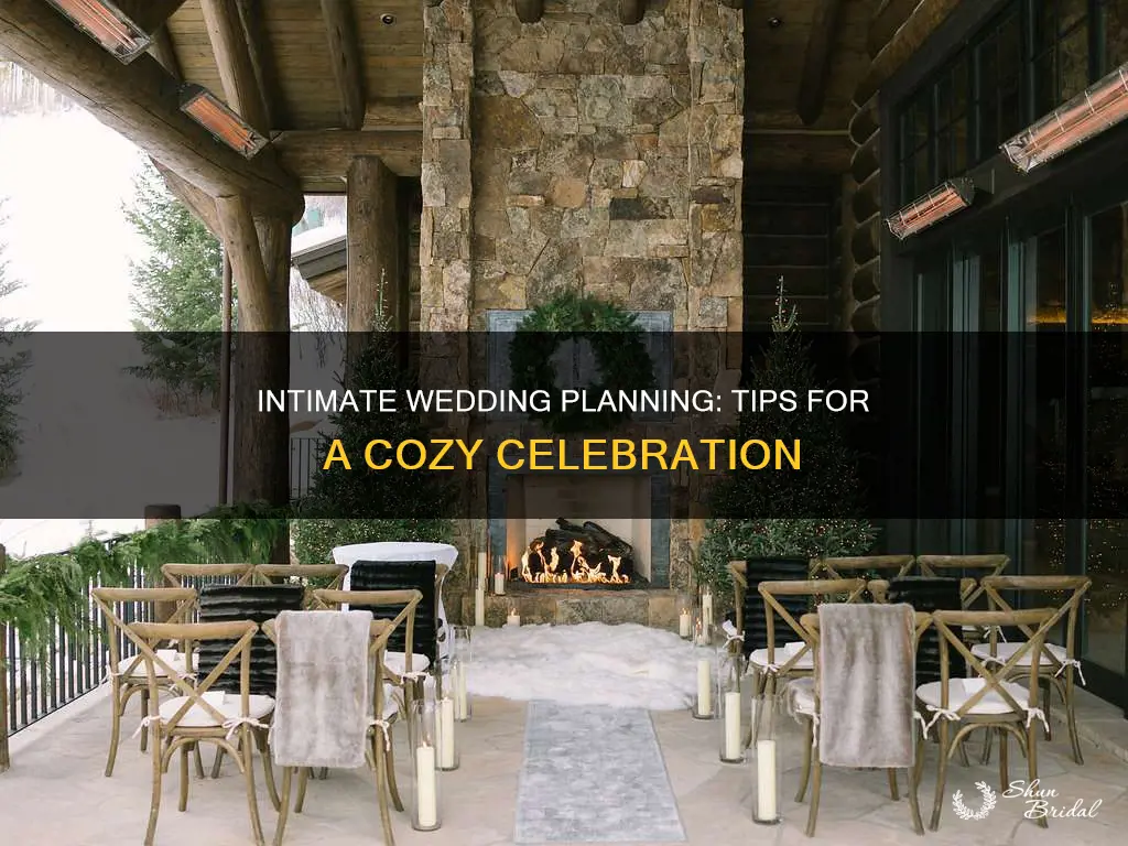 how to plan an intimate wedding