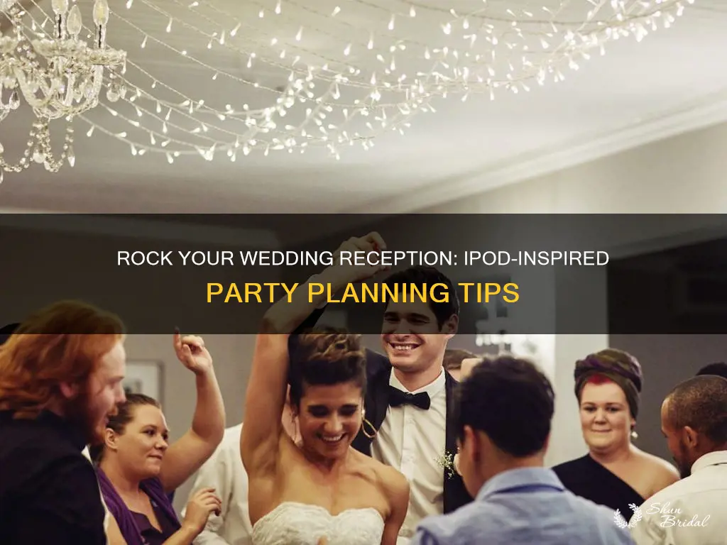 how to plan an ipod wedding reception