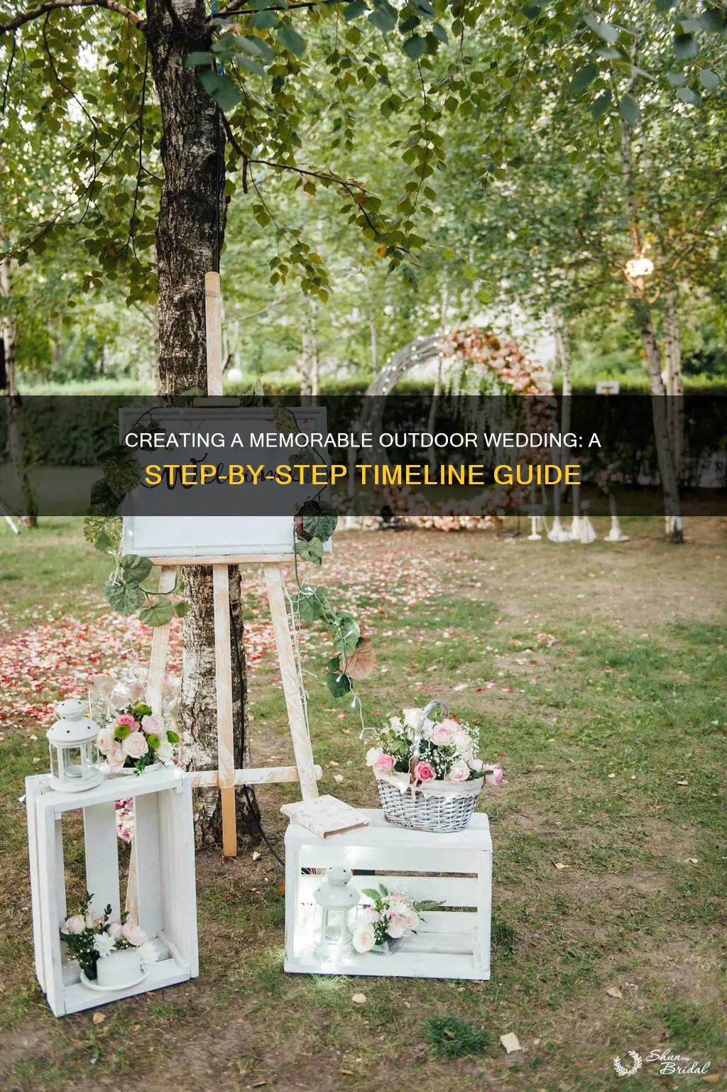 how to plan an outdoor wedding ceremony timeline