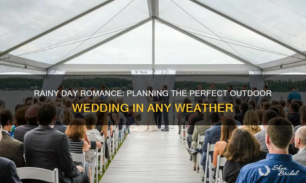 how to plan an outdoor wedding rain