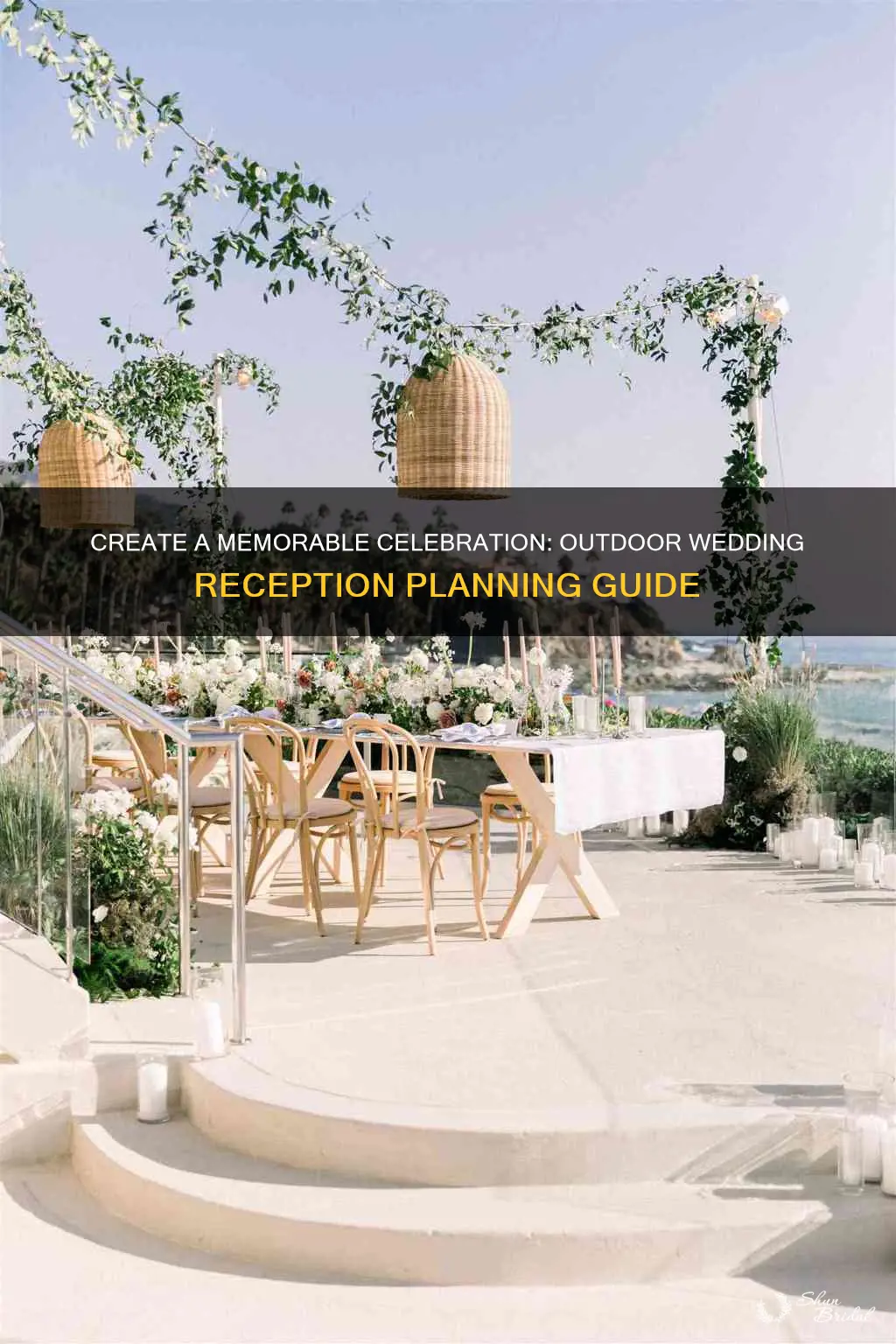 how to plan an outdoor wedding reception