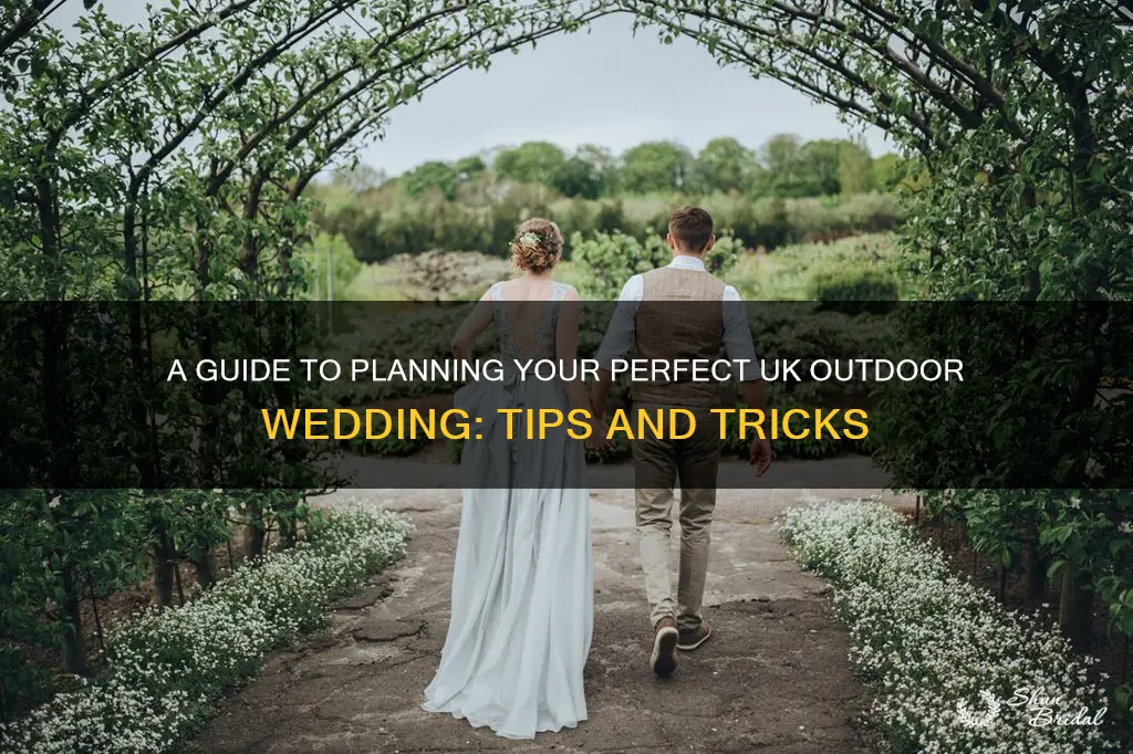 how to plan an outdoor wedding uk