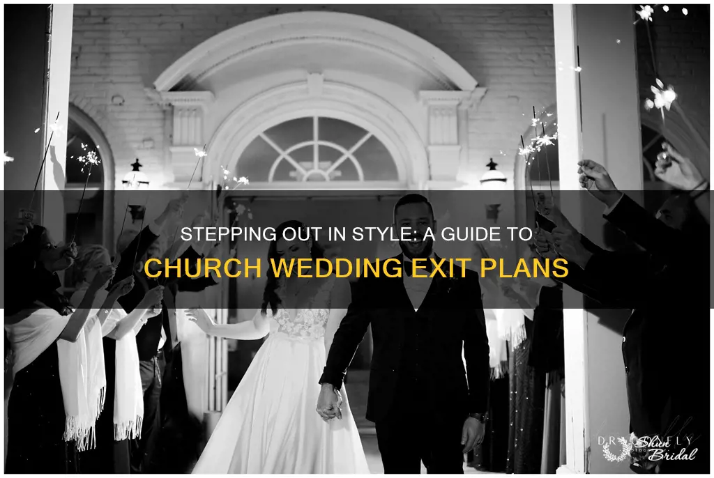 how to plan an wedding church exit