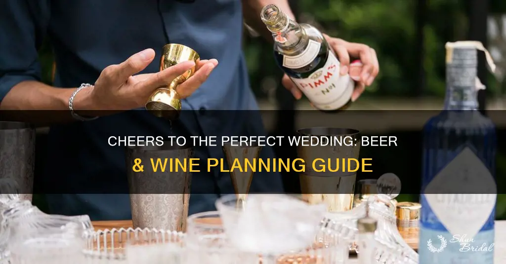 how to plan beer and wine for a wedding calculator