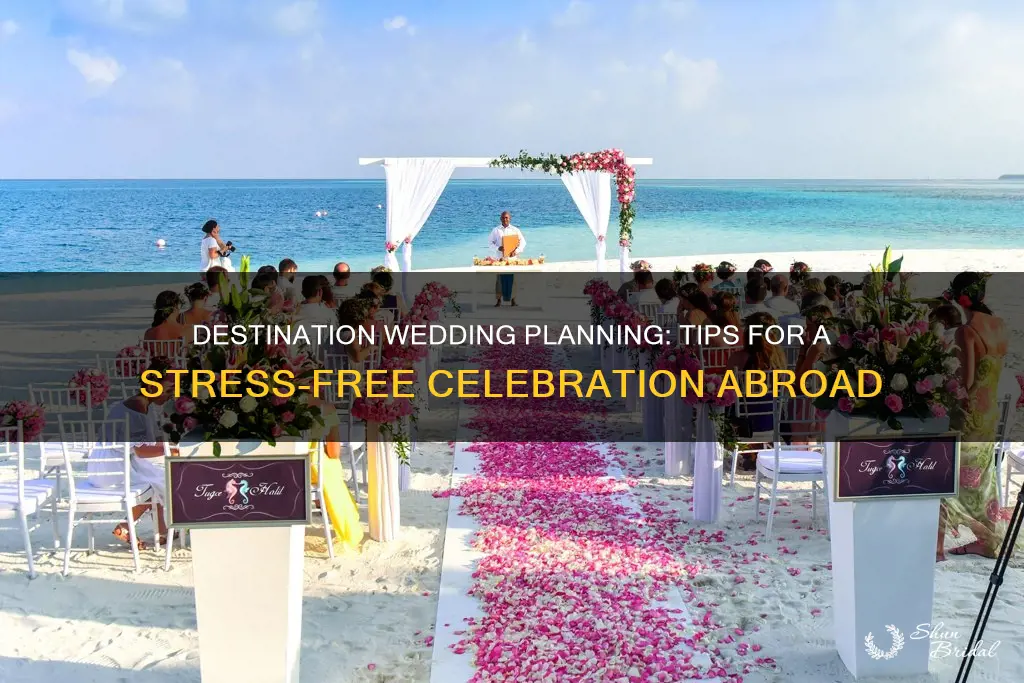 how to plan destination weddings