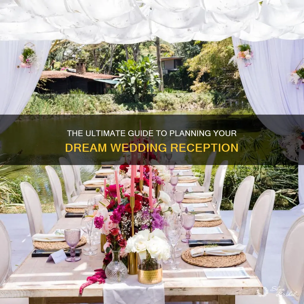 how to plan for a wedding reception