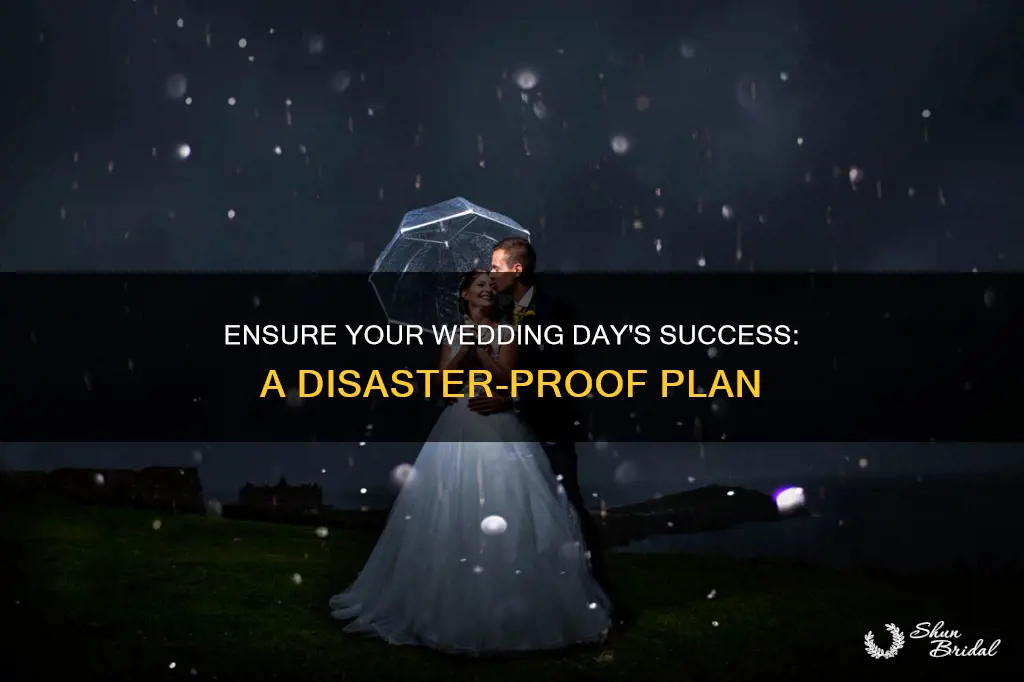 how to plan for disasters on your wedding day