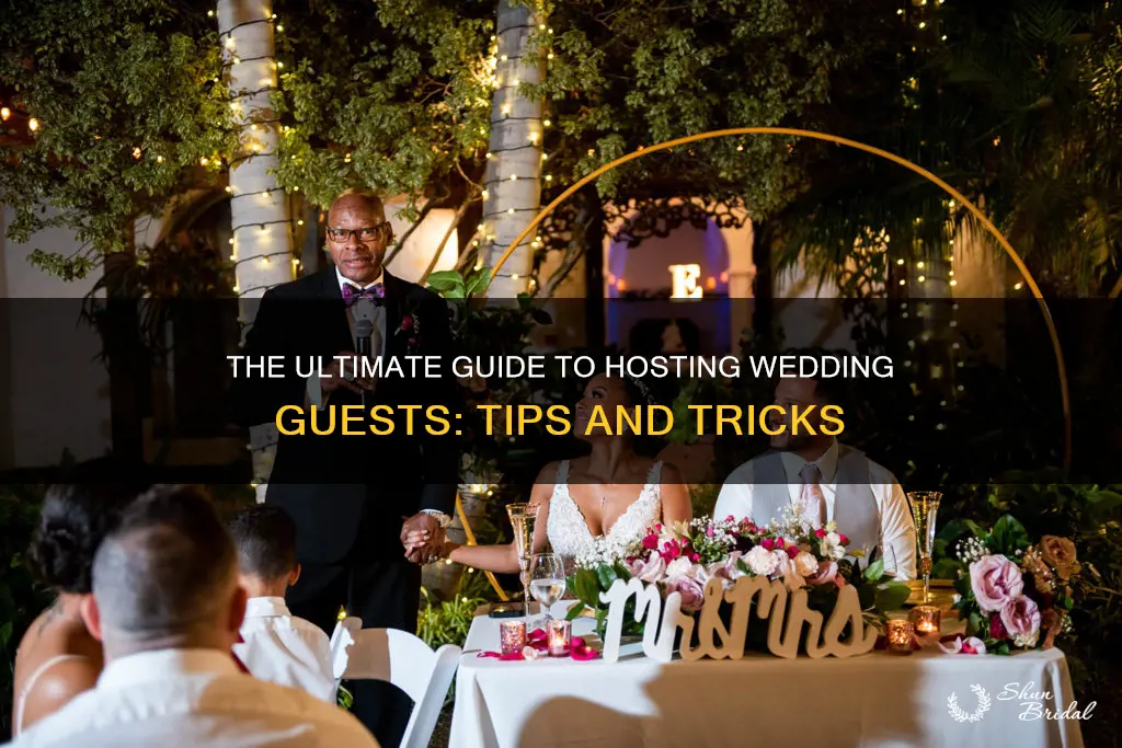 how to plan for guests at a wedding