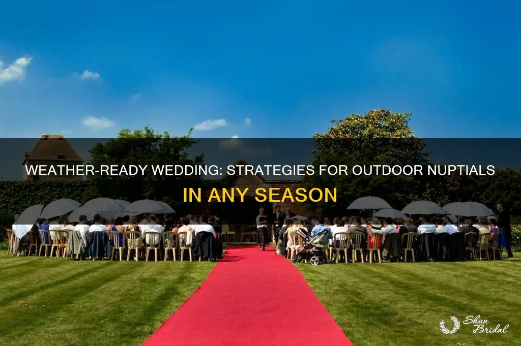 how to plan for incliment weather at outdoor wedding