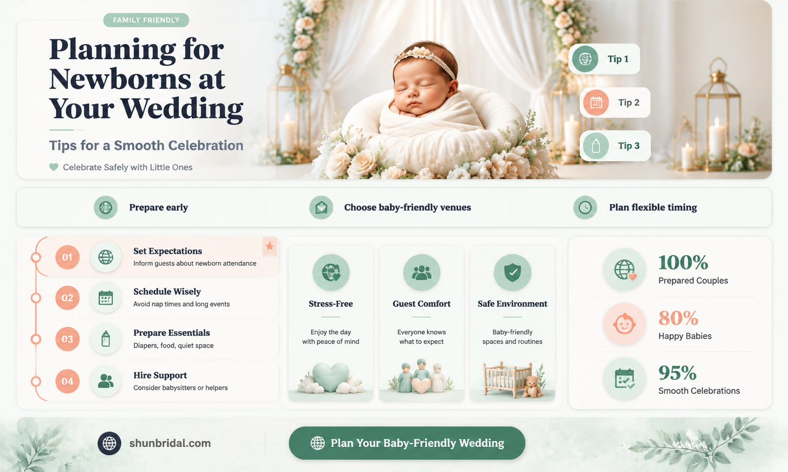 are newborns counts as seats wedding