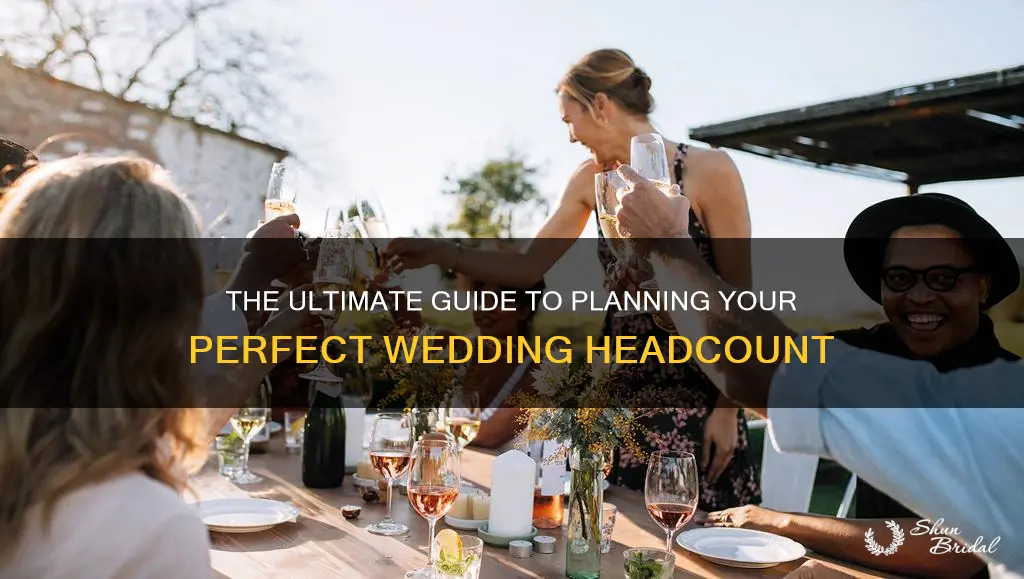 how to plan headcount for a wedding