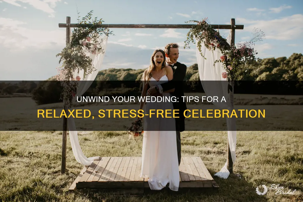 how to plan laid back wedding