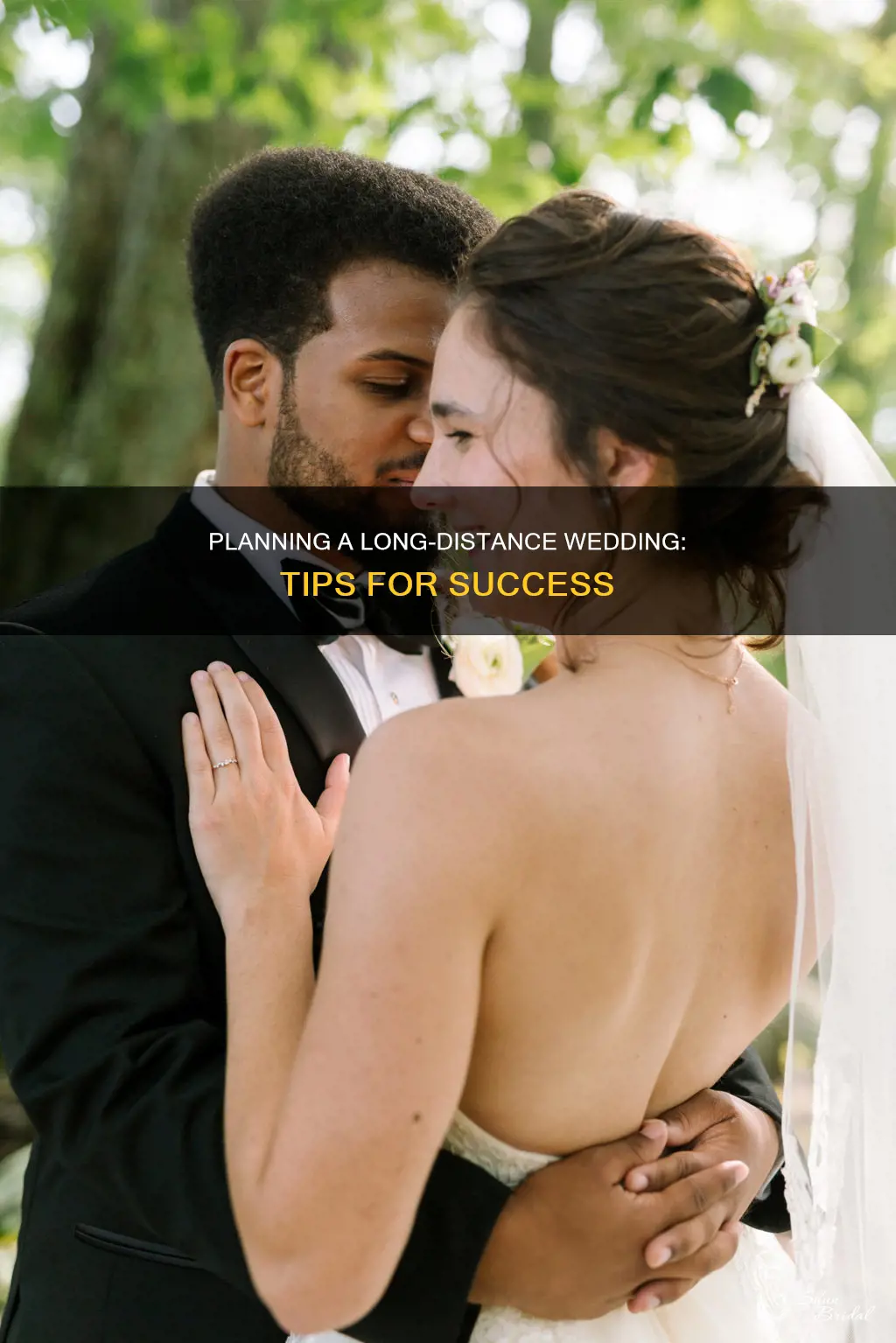 how to plan long distance wedding