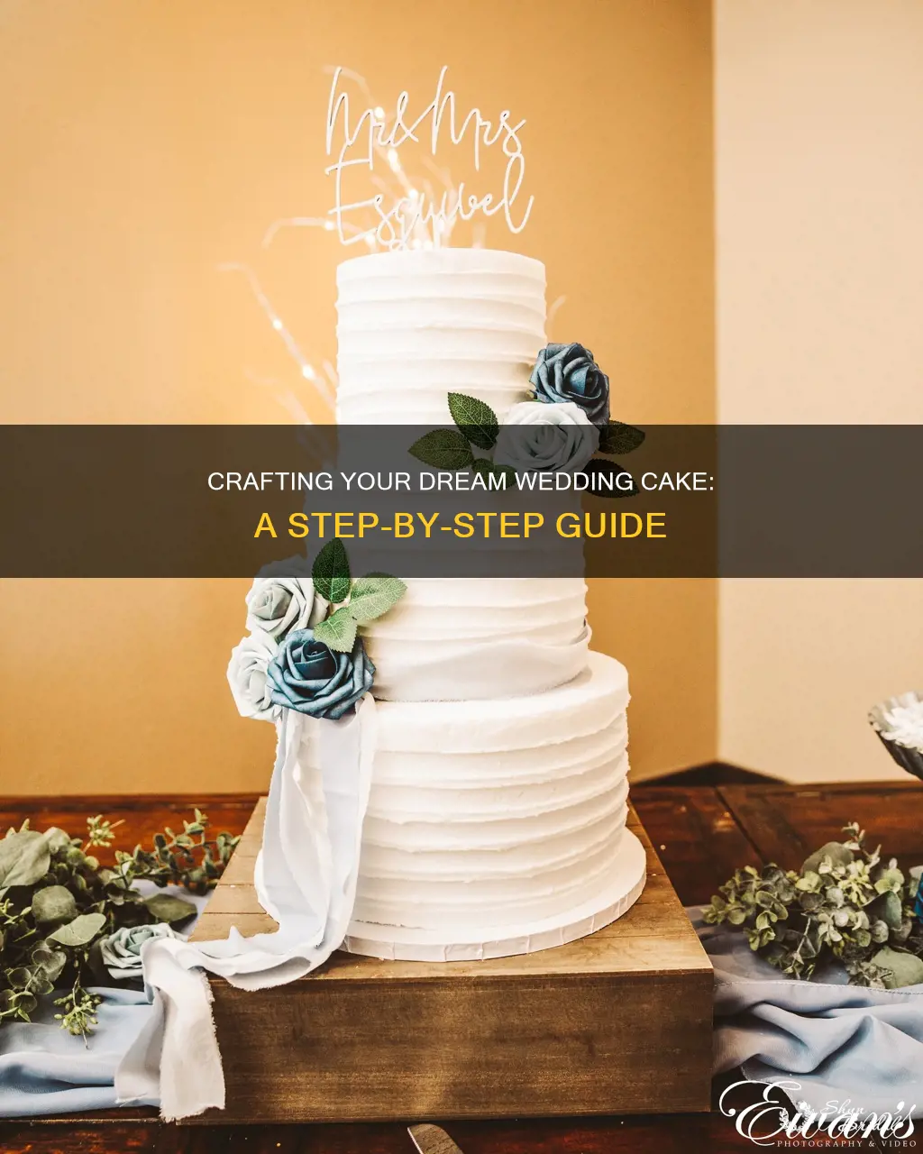 how to plan making a wedding cake