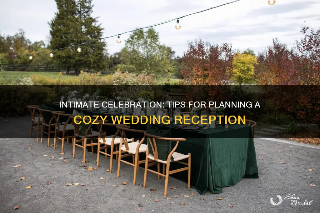 how to plan small wedding reception