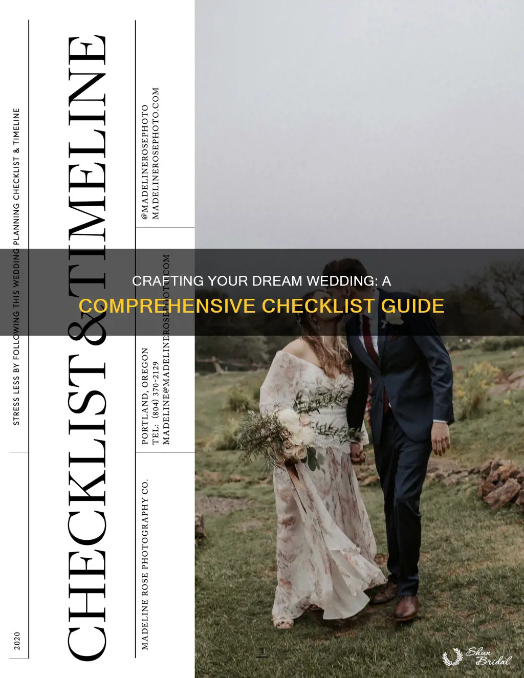 how to plan the perfect wedding checklist