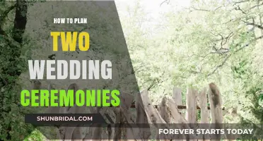 A Guide to Planning Two Memorable Wedding Ceremonies: Tips and Tricks