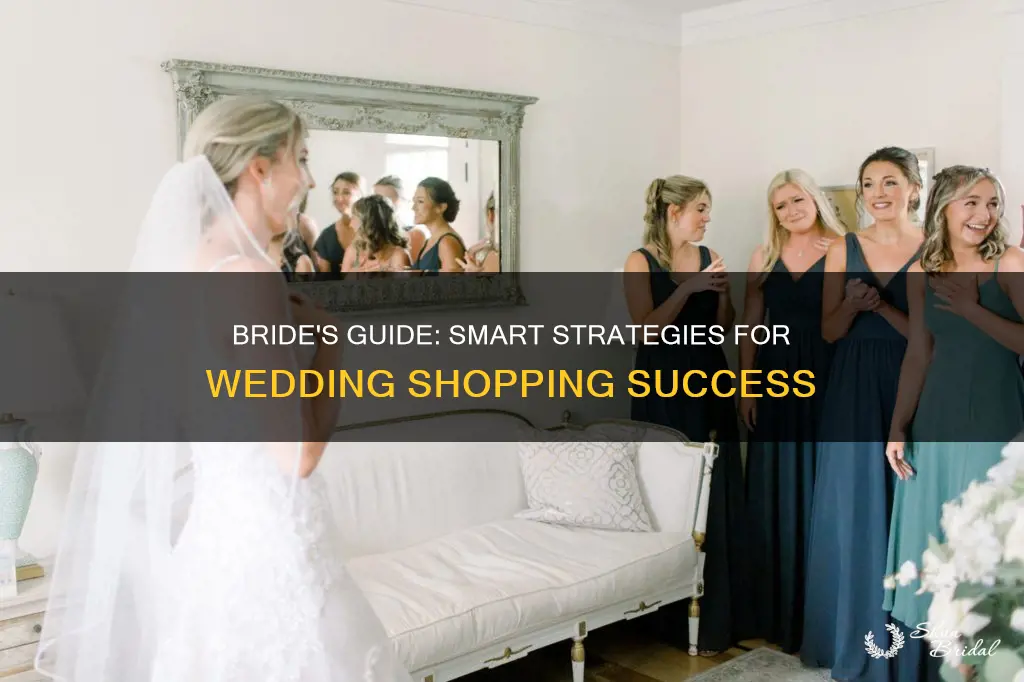 how to plan wedding shopping for the bride