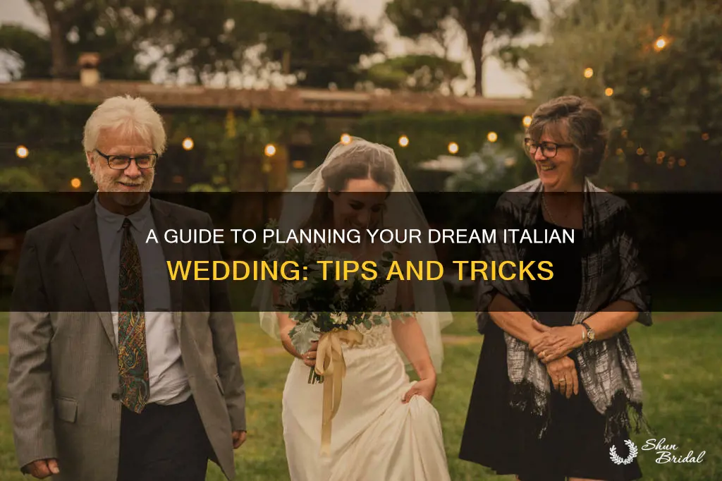 how to plan your own wedding in italy