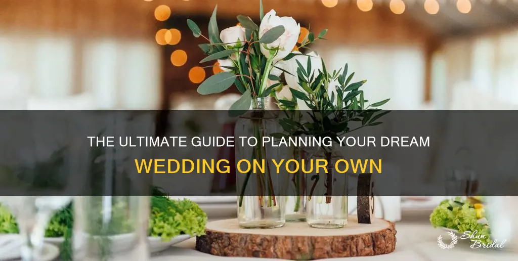 how to plan your own wedding without a wedding planner