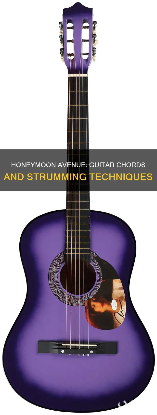how to play honeymoon avenue on guitar