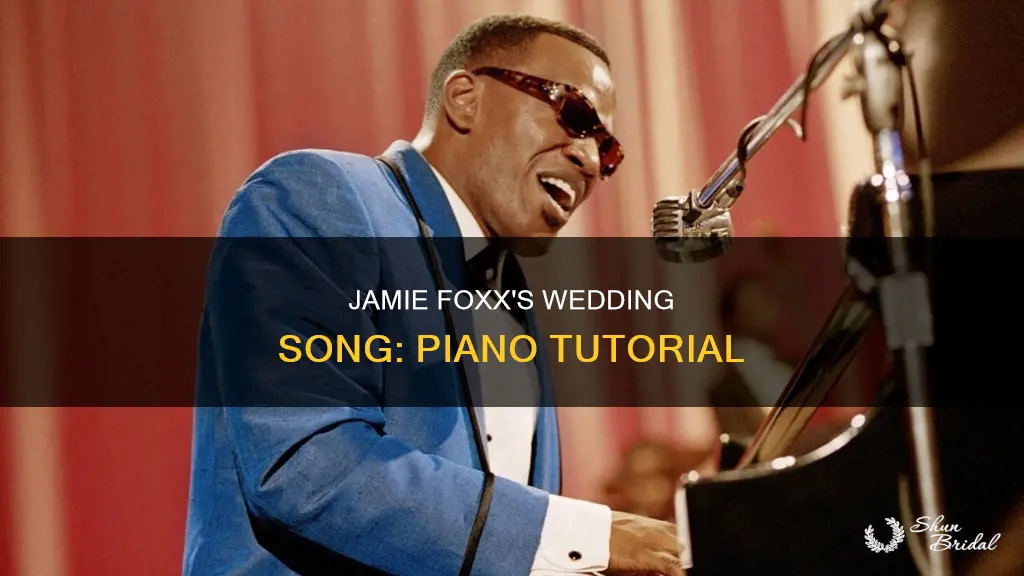 how to play jamie foxx wedding song on piano