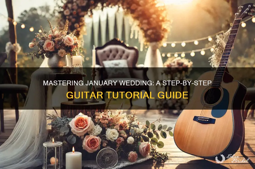 how to play january wedding on guitar